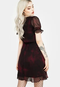 Vesta Chiffon Ruffle Mini Dress