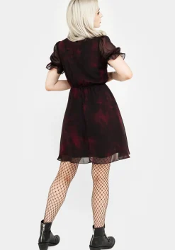 Vesta Chiffon Ruffle Mini Dress