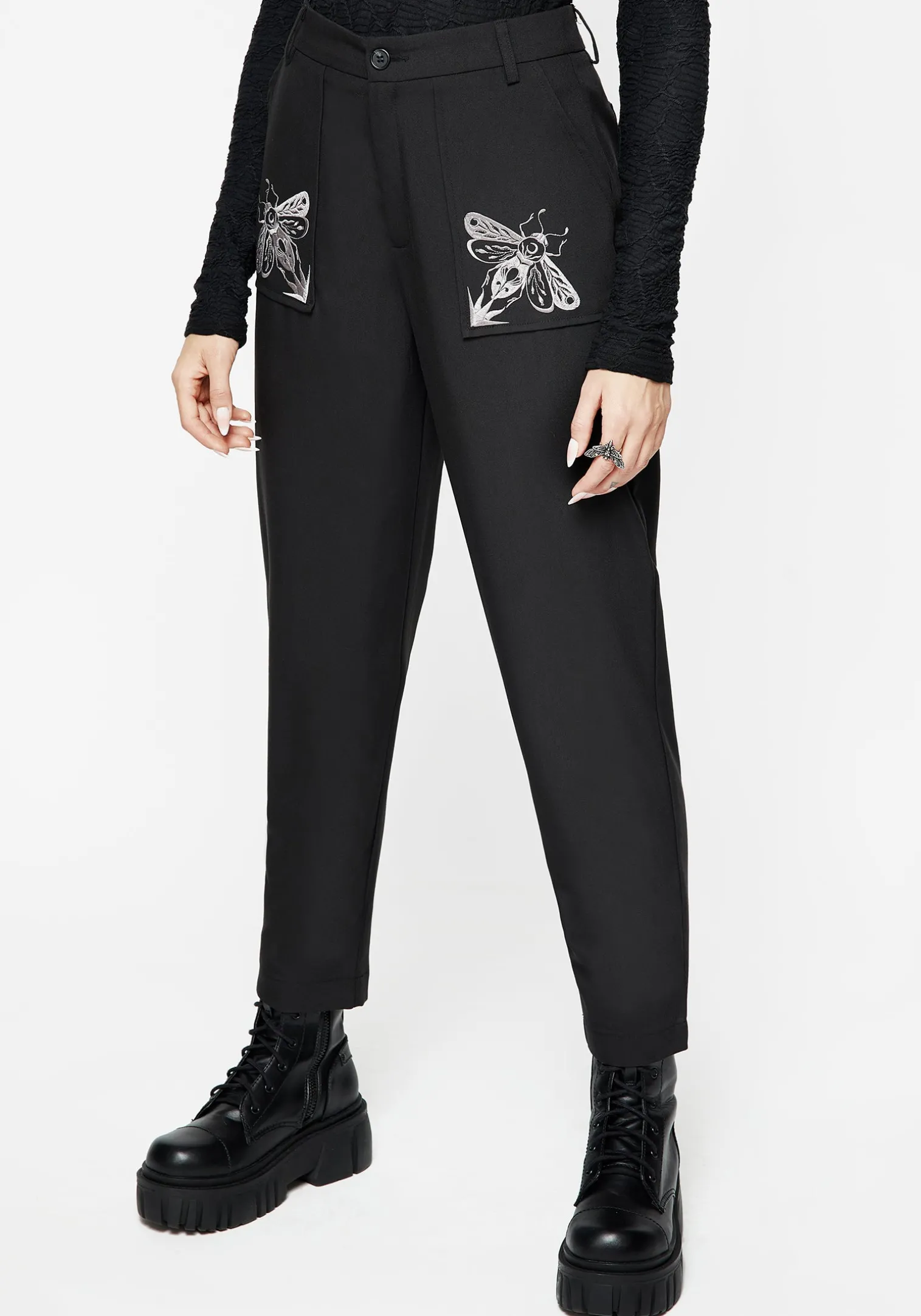 Vigil Embroidered Tapered Trousers