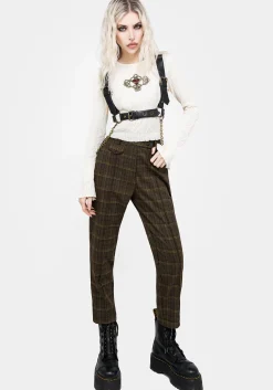 Vignette Brass Chain Harness