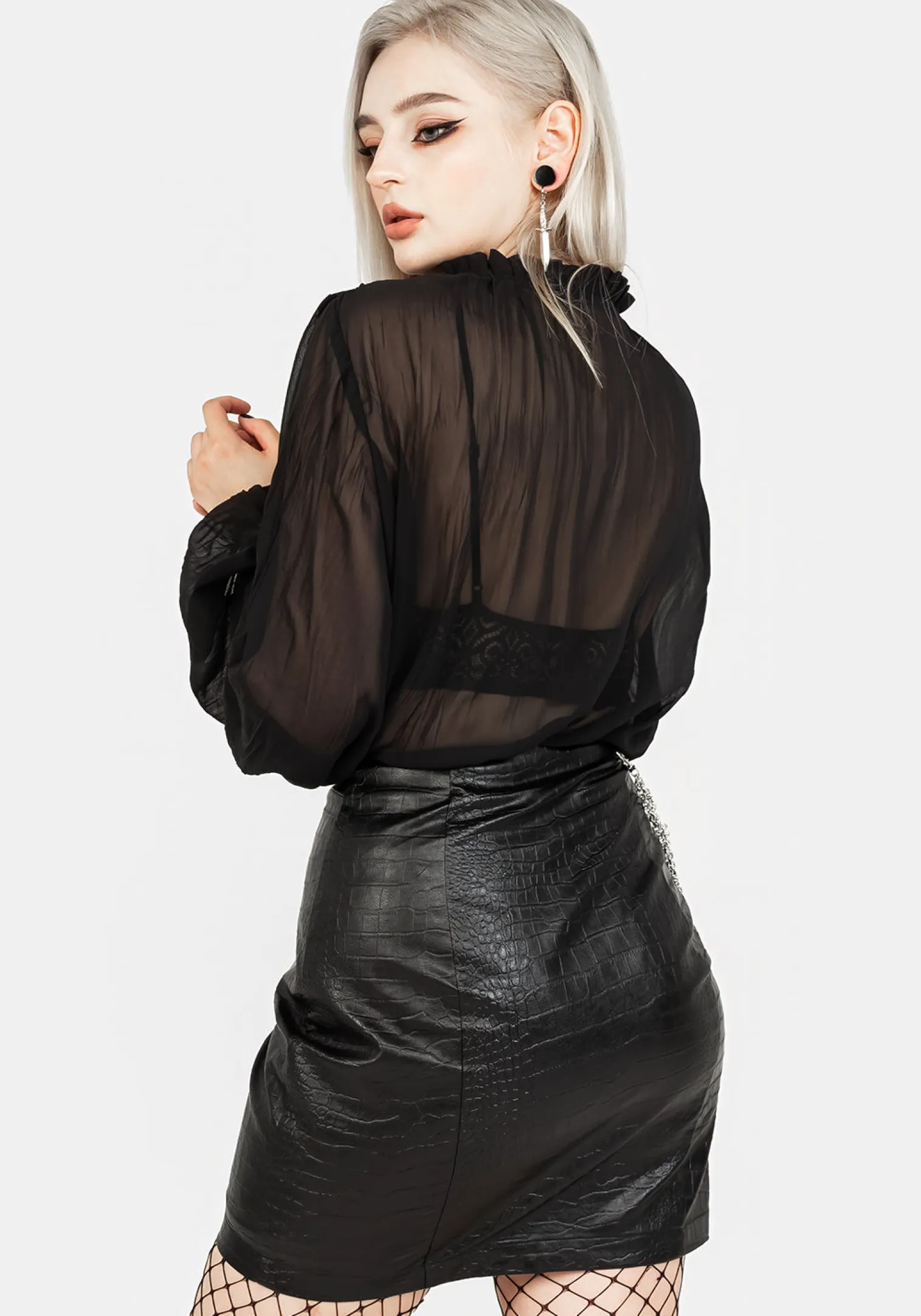 Villain Textured Blouse
