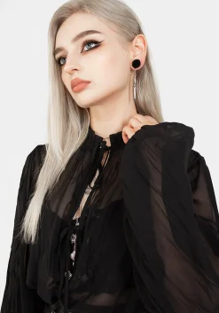 Villain Textured Blouse
