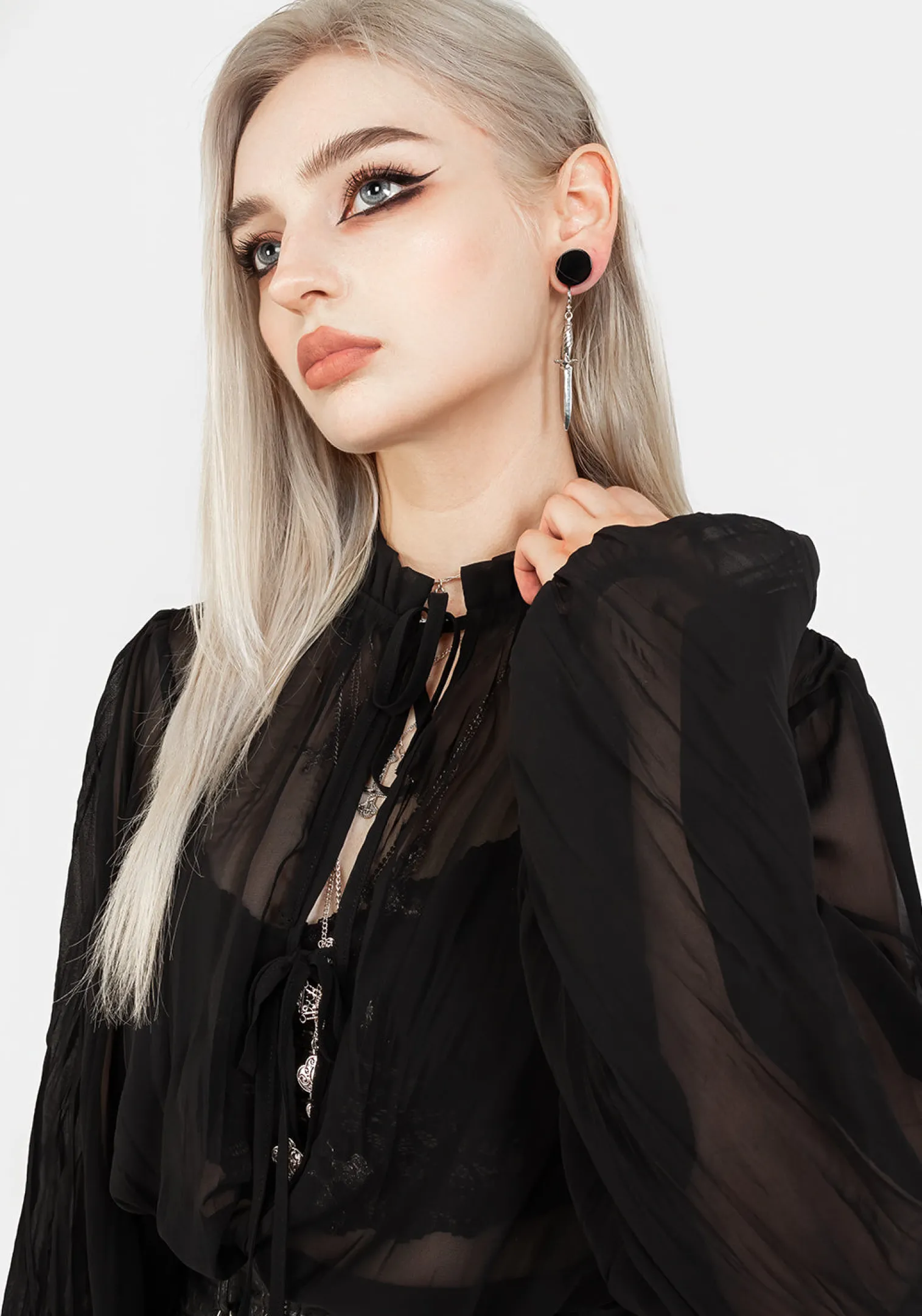 Villain Textured Blouse