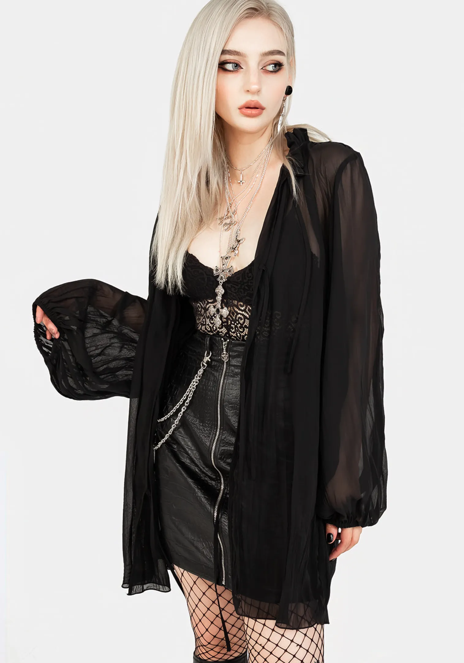 Villain Textured Blouse