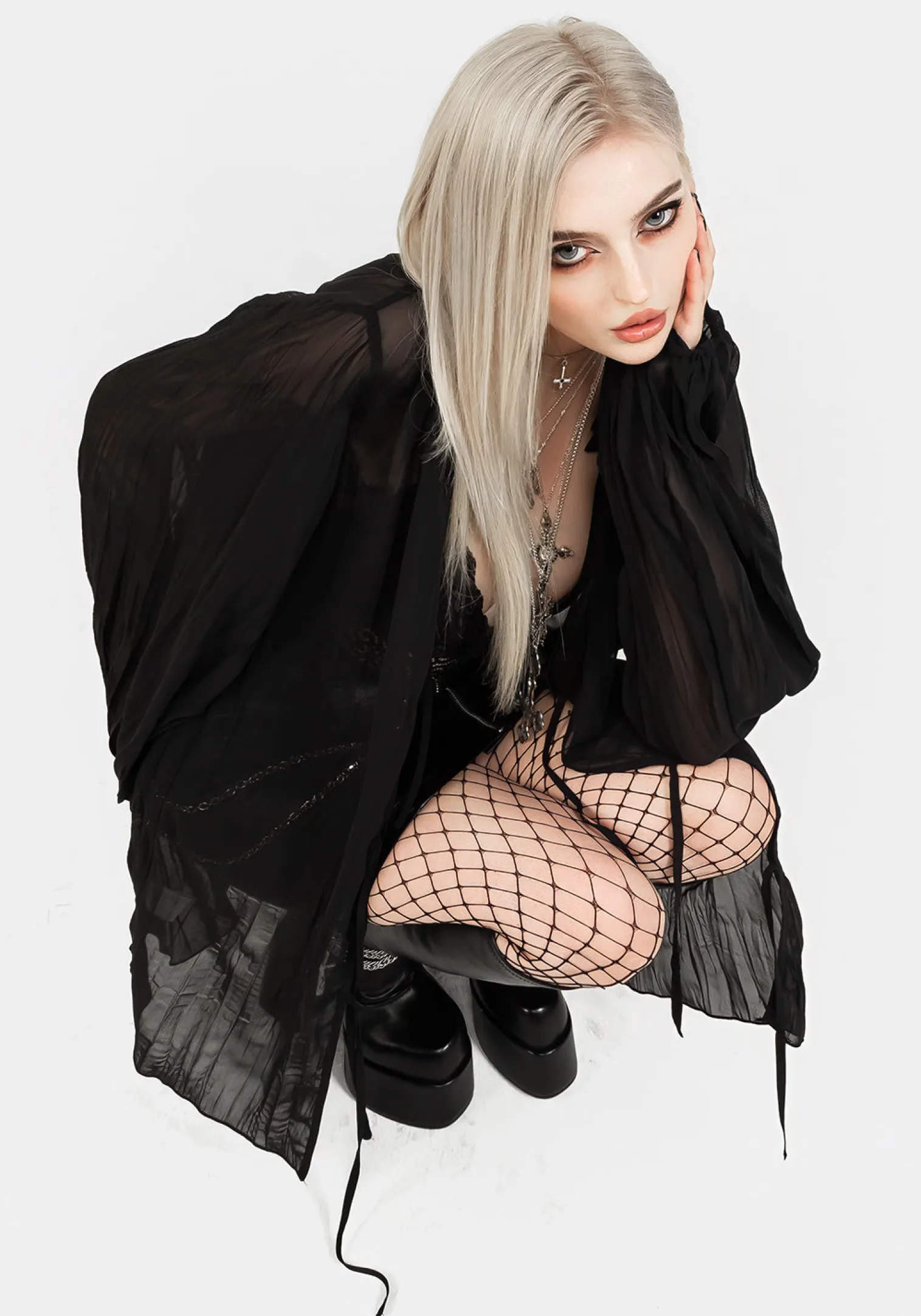 Villain Textured Blouse