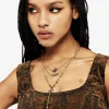 Viridity Layered Gem Multichain Necklace