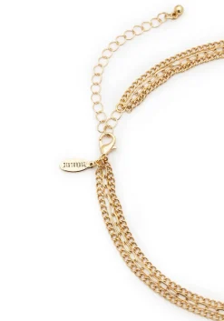 Viridity Layered Gem Multichain Necklace