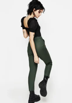 Whisper Embroidered Linen-Blend Tapered Trousers