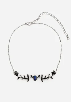 Widdershins Dark Rose Necklace