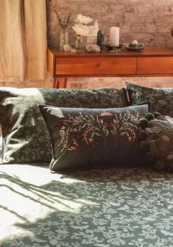 Wildwood Floral Print Cotton Bedding Set - US Queen