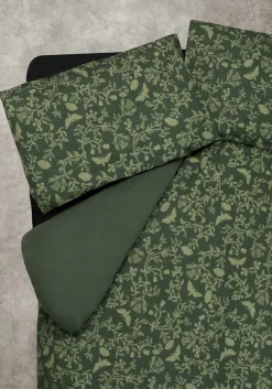 Wildwood Floral Print Cotton Bedding Set - US Queen