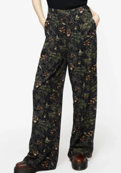 Wither Fern Print Wide Leg Trousers