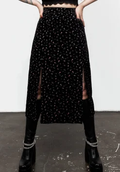 Woe Midi Split Skirt