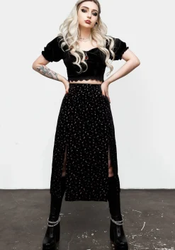 Woe Midi Split Skirt