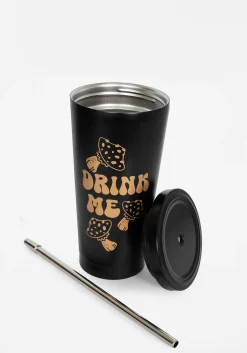 Wonderland Insulated Straw Tumbler