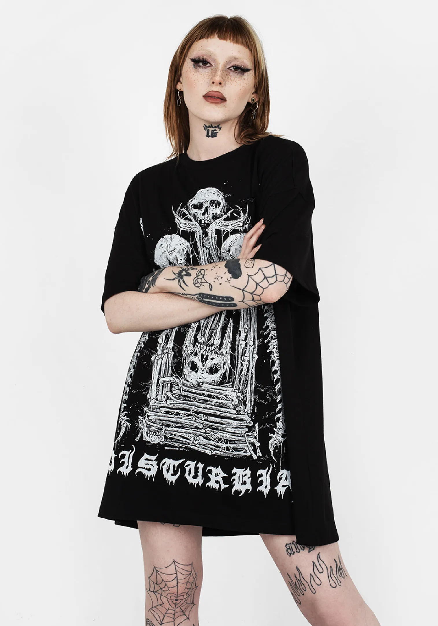 Xenomort Short Sleeve T Shirt Dress