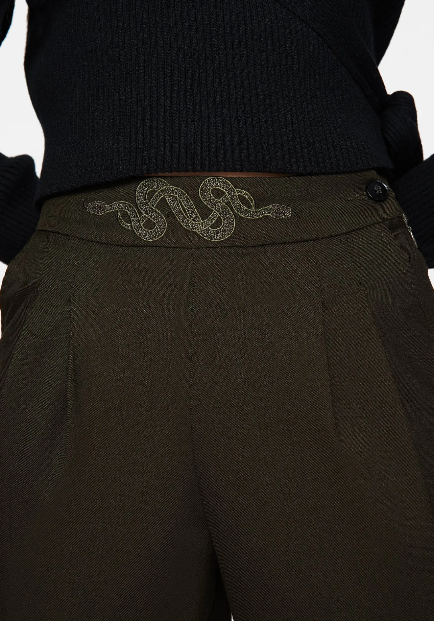 Zarina Embroidered Balloon Trousers