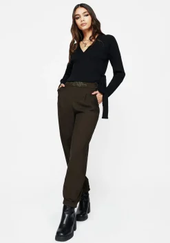Zarina Embroidered Balloon Trousers