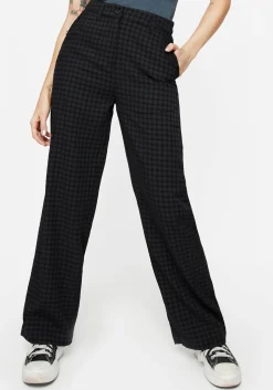 Ziggy Check Straight Leg Trousers