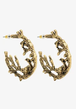 Zinnia Hoop Earring - Gold