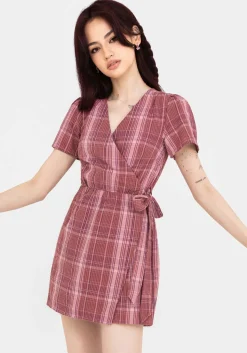 Zorina Cotton Tie Wrap Playsuit